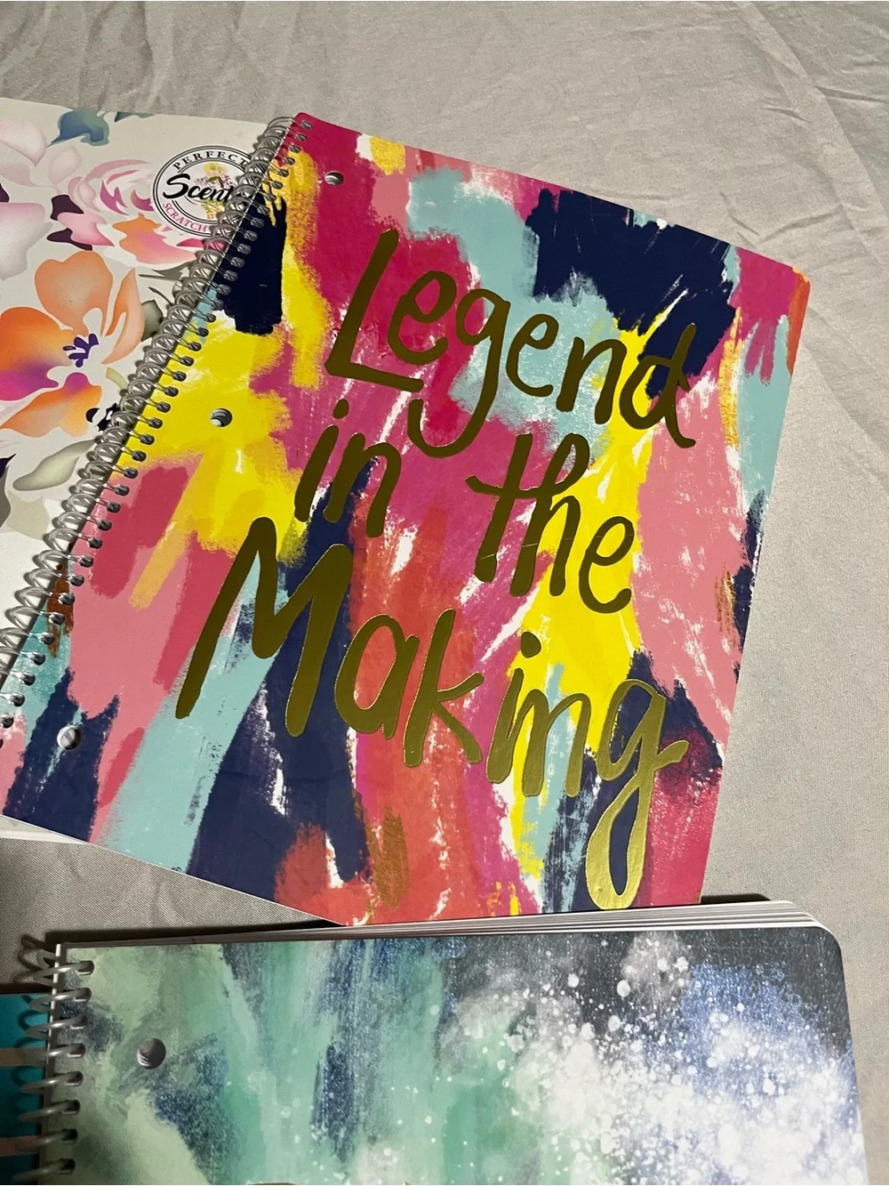Assorted Colorful Spiral Notebooks - Inspiring Covers 10 Notebooks NWT